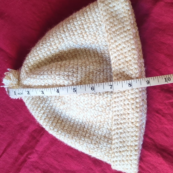 Cozy Cream Knit Woman/Kids Beanie - Picture 5 of 9
